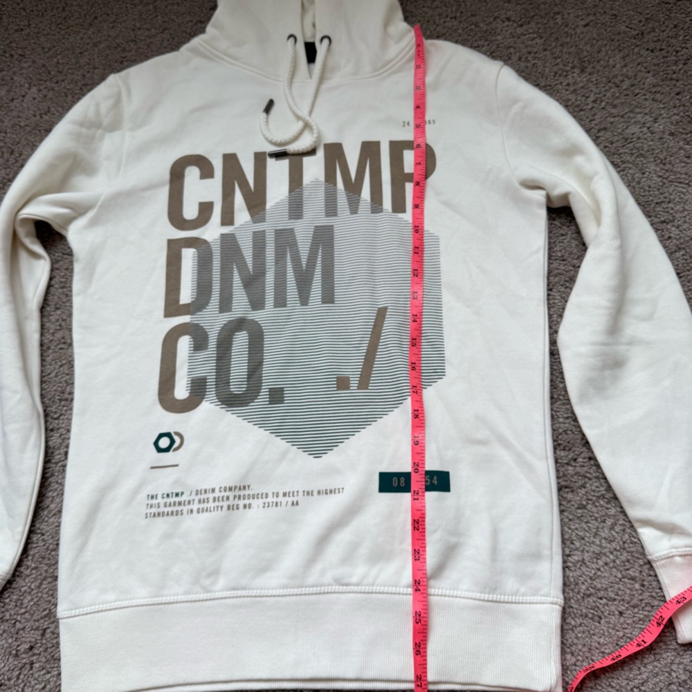 FSBN Sweatshirt Slim Fit Small White - Picture 2 of 5